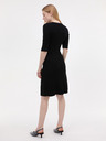 Orsay Crna ženska haljina do koljena ORSAY