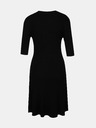 Orsay Crna ženska haljina do koljena ORSAY