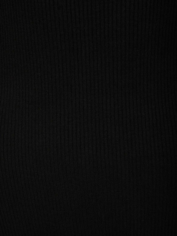 Orsay Crna ženska haljina do koljena ORSAY