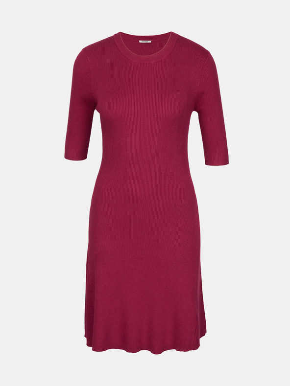 Orsay Ženska haljina boje vina do koljena ORSAY