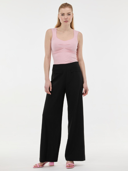 Orsay Crne ženske ravne hlače ORSAY