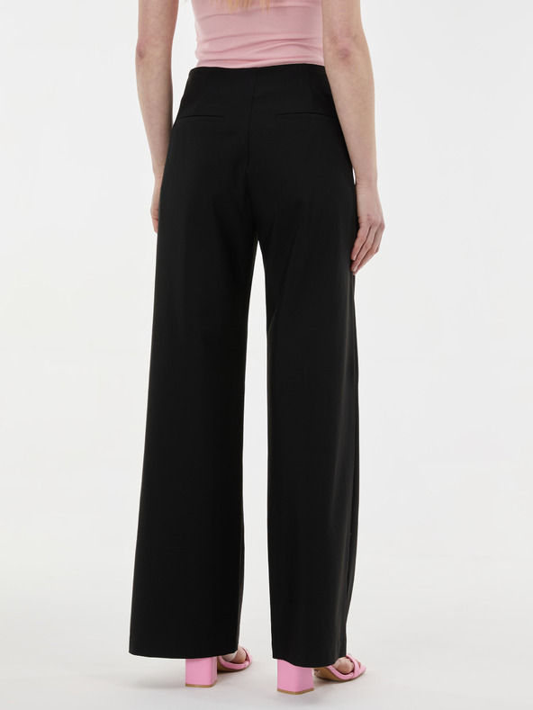 Orsay Crne ženske ravne hlače ORSAY