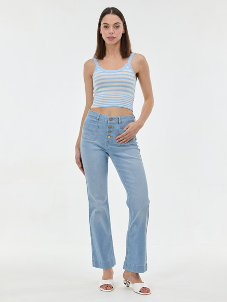 Orsay Svijetloplavi prugasti ženski top ORSAY