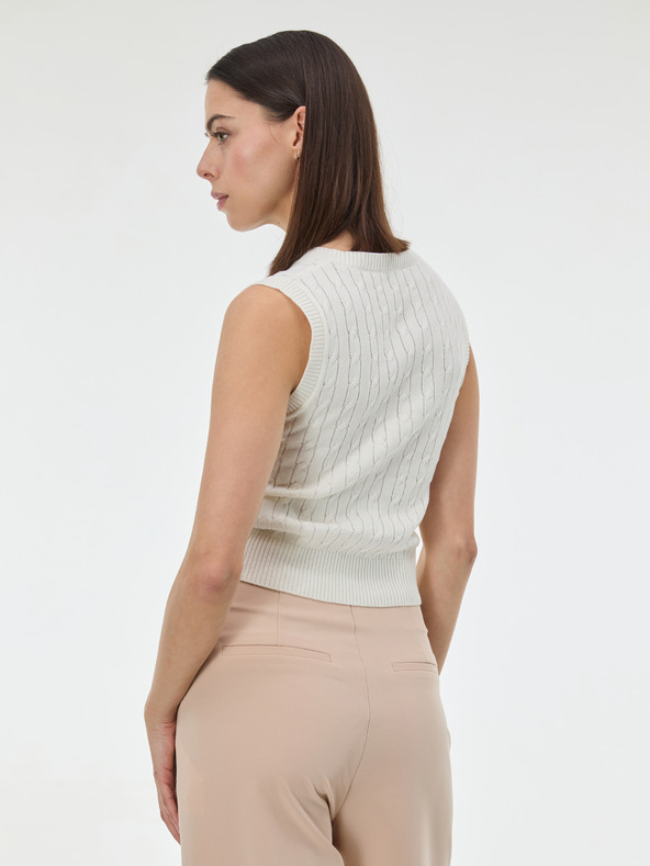 Orsay Kremasta ženska pletena vesta ORSAY