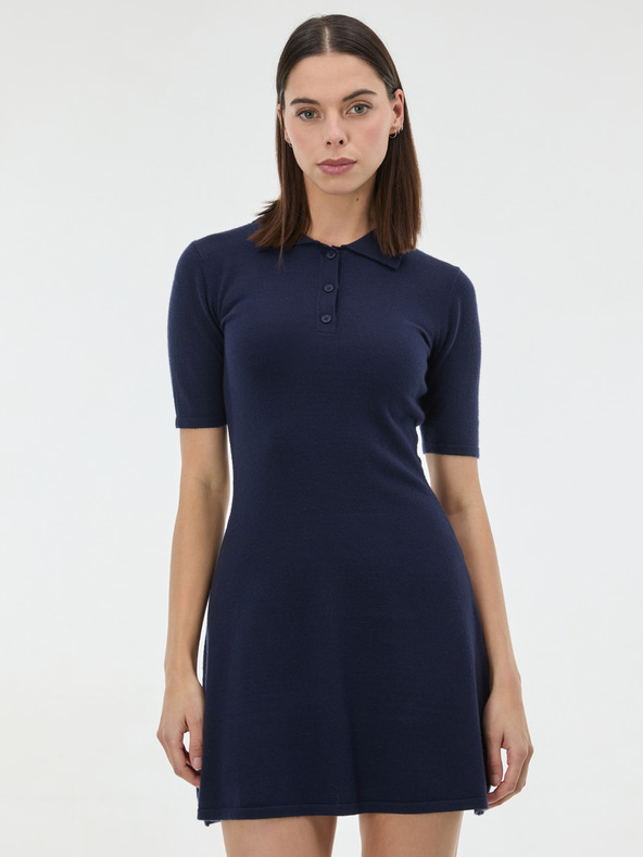 Orsay Tamnoplava ženska pletena haljina ORSAY