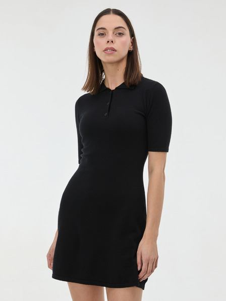 Orsay Crna ženska pletena haljina ORSAY