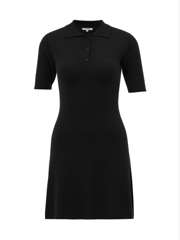 Orsay Crna ženska pletena haljina ORSAY