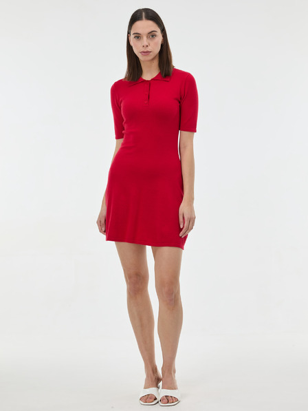 Orsay Crvena ženska pletena haljina ORSAY