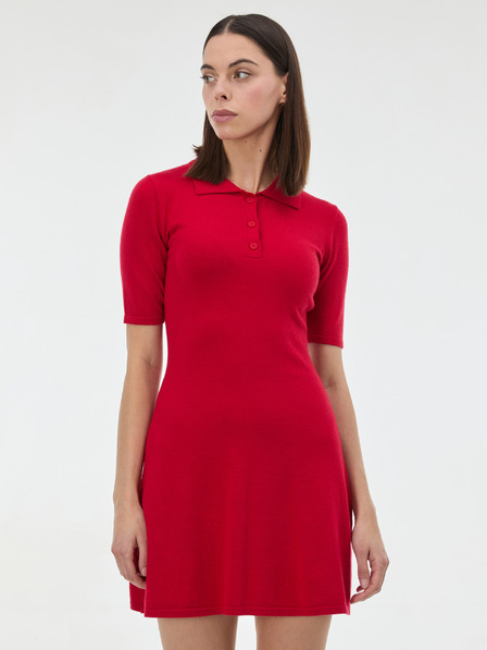 Orsay Crvena ženska pletena haljina ORSAY