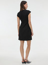 Orsay Crna ženska haljina do koljena ORSAY
