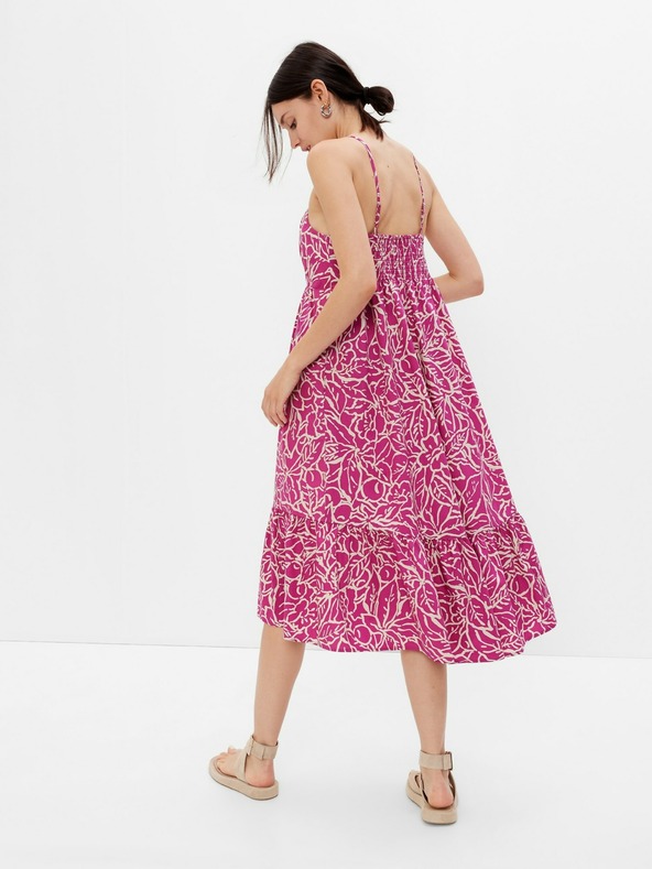 GAP Midi haljina s dubokim izrezom GAP