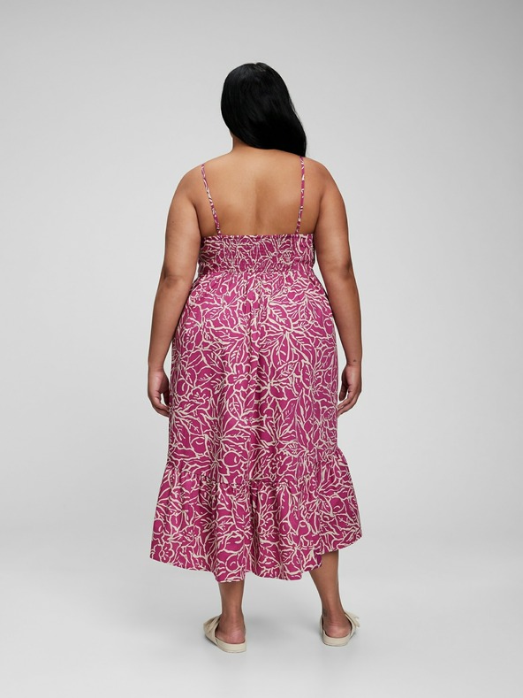 GAP Midi haljina s dubokim izrezom GAP