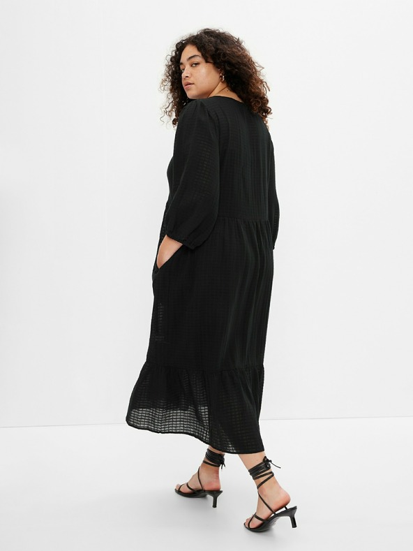 GAP Midi haljina s V izrezom GAP