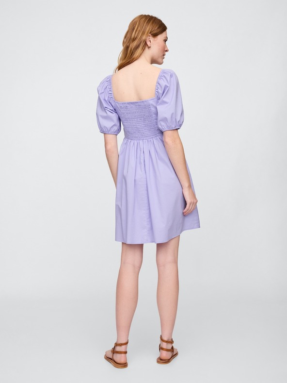 GAP Mini haljina s naboranim rukavima GAP