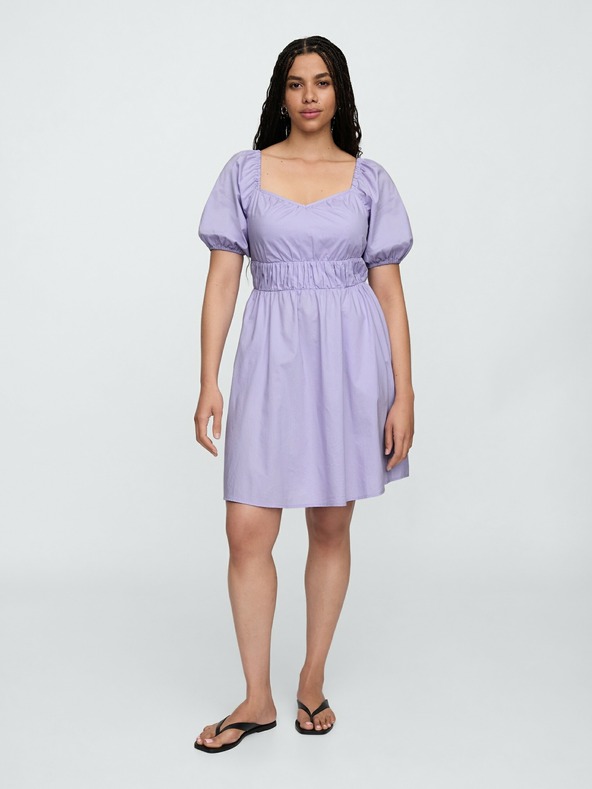 GAP Mini haljina s naboranim rukavima GAP