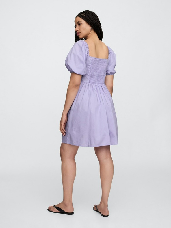 GAP Mini haljina s naboranim rukavima GAP