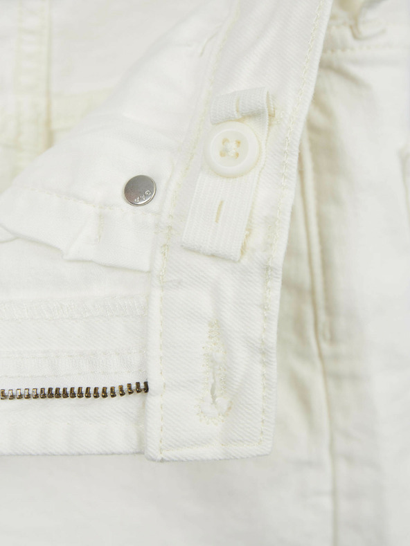 GAP Dječje mom traper kratke hlačice visokog struka GAP