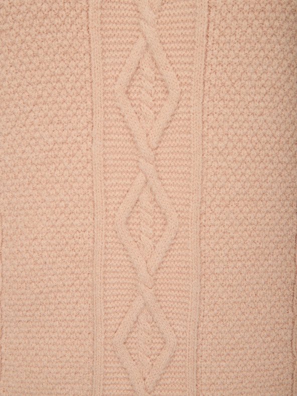 Orsay Svijetloružičasta ženska pletena haljina ORSAY