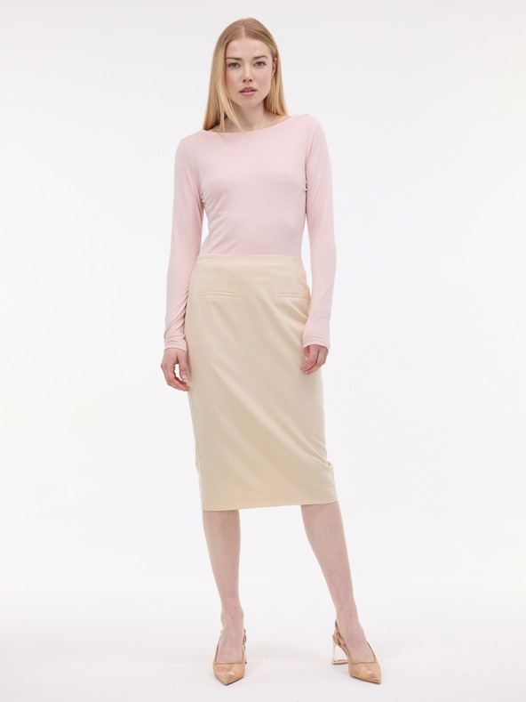 Orsay Svijetlo roza ženska majica dugih rukava ORSAY