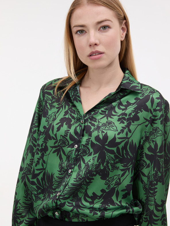 Orsay Zelena ženska bluza s uzorkom ORSAY