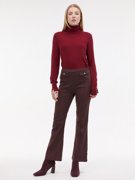 Orsay Smeđe ženske bootcut hlače ORSAY