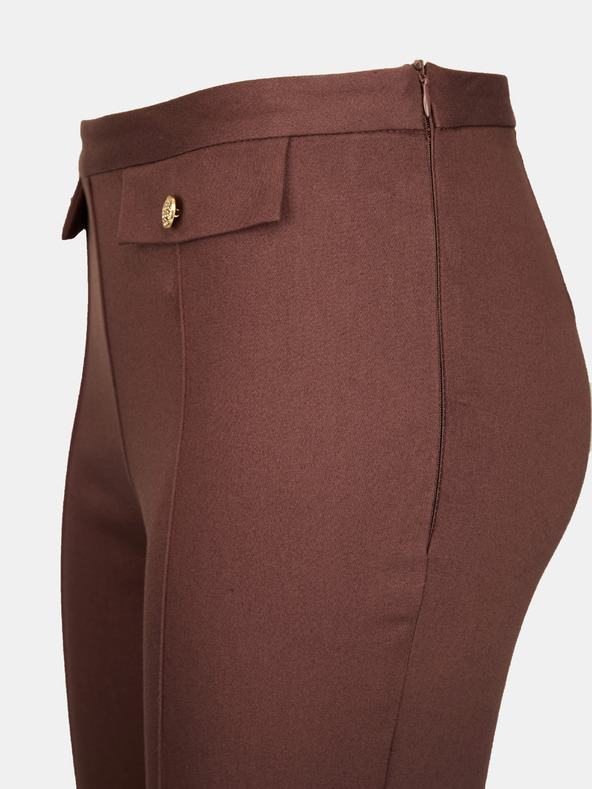 Orsay Smeđe ženske bootcut hlače ORSAY