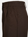 Orsay Tamnosmeđe ženske široke hlače ORSAY