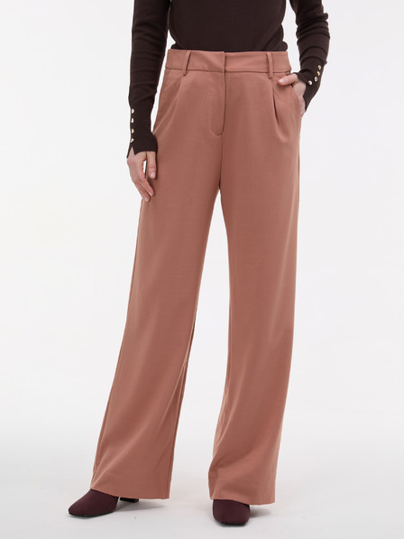 Orsay Svijetlosmeđe ženske široke hlače ORSAY