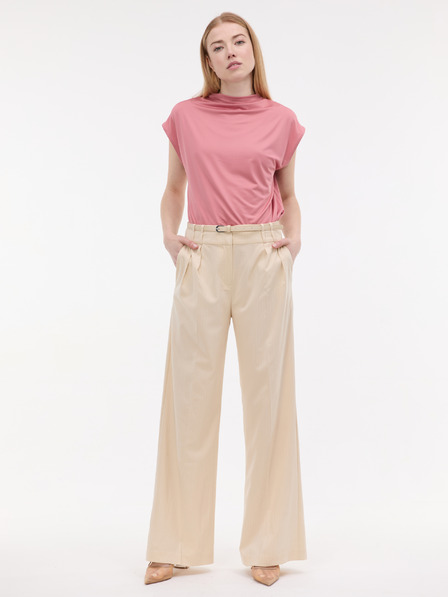 Orsay Kremaste ženske široke hlače s prugama ORSAY