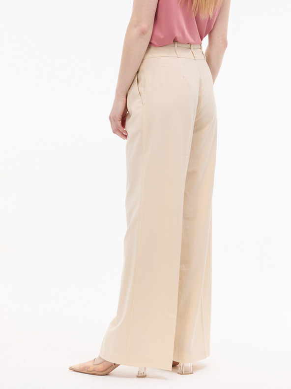 Orsay Kremaste ženske široke hlače s prugama ORSAY