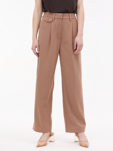 Orsay Svijetlosmeđe ženske široke hlače ORSAY