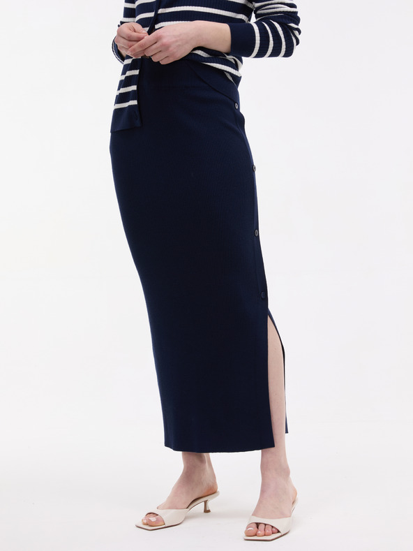 Orsay Tamnoplava ženska pletena suknja ORSAY