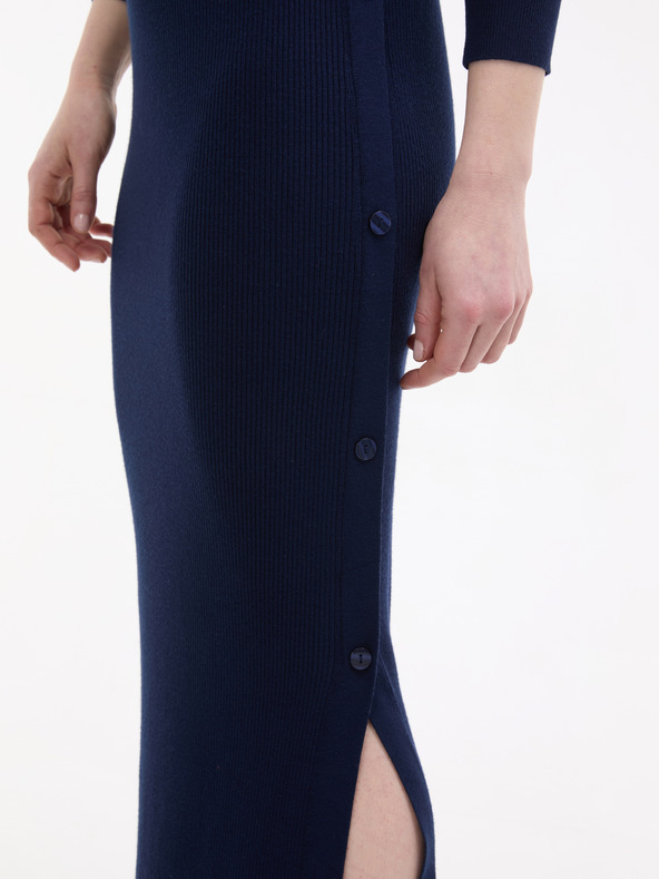 Orsay Tamnoplava ženska pletena suknja ORSAY