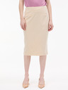 Orsay Kremasta ženska suknja na olovku s prugama ORSAY