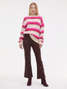 Orsay Ružičasti ženski prugasti pulover ORSAY