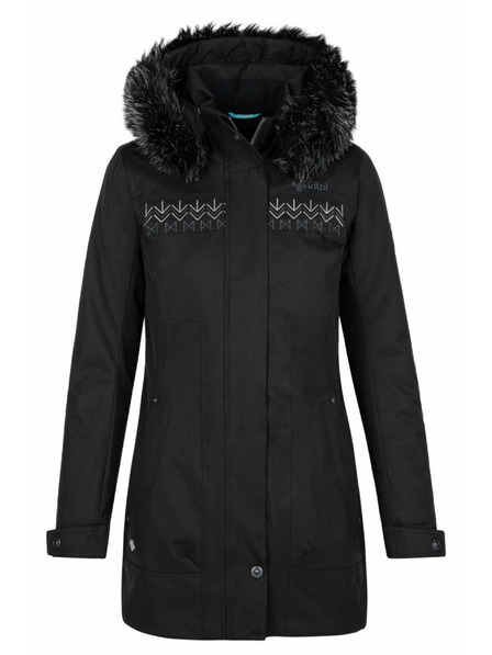 Kilpi Crni ženski zimski kaput Kilpi PERU-W