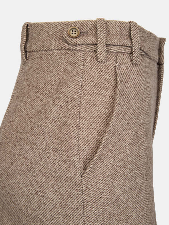 Orsay Svijetlosmeđe ženske široke hlače ORSAY