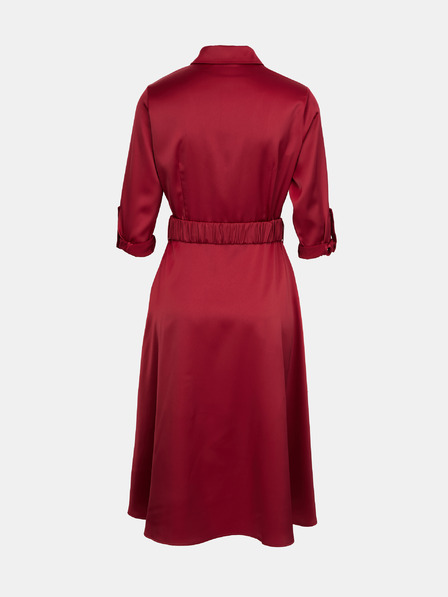 Orsay Bordo ženska haljina-košulja ORSAY