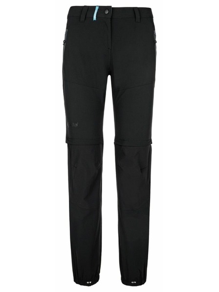 Kilpi Crne ženske vanjske hlače Kilpi HOSIO