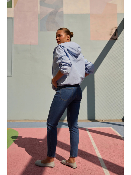 Moodo Jakna s kapuljačom svijetloplava Moodo