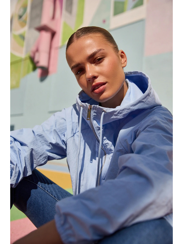 Moodo Jakna s kapuljačom svijetloplava Moodo