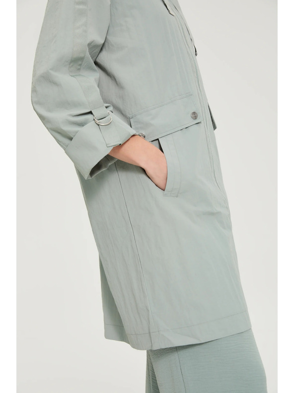 Moodo Parka jakna maslinasta Moodo