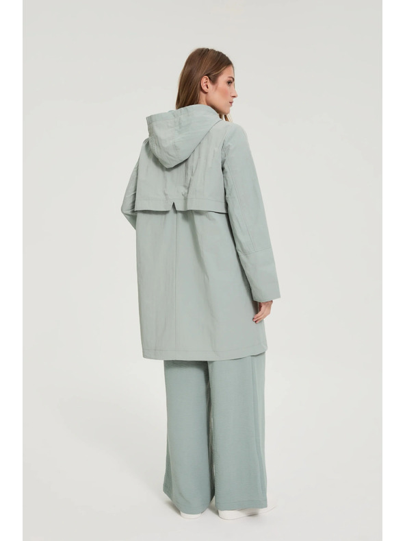 Moodo Parka jakna maslinasta Moodo