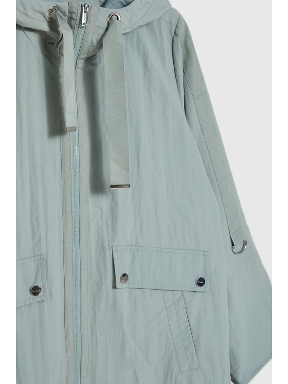 Moodo Parka jakna maslinasta Moodo