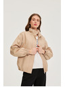 Moodo Jakna sa stojećim grlom bež Moodo