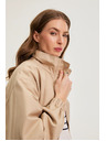 Moodo Jakna sa stojećim grlom bež Moodo