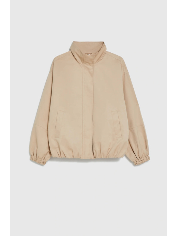 Moodo Jakna sa stojećim grlom bež Moodo