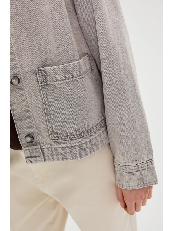 Moodo Teksas jakna siva Moodo