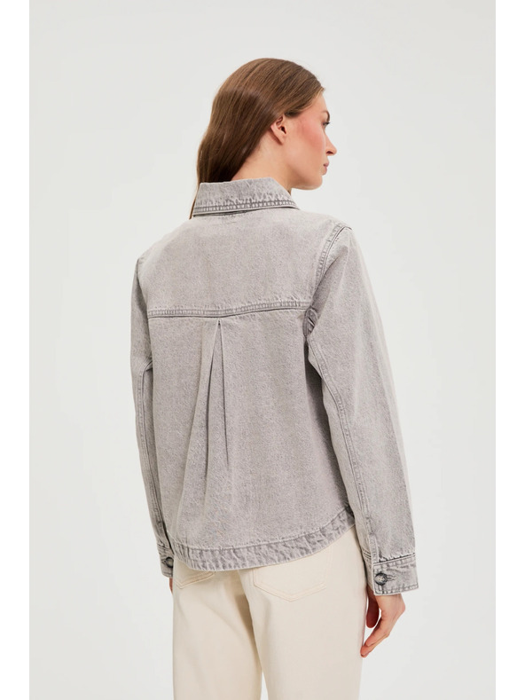 Moodo Teksas jakna siva Moodo