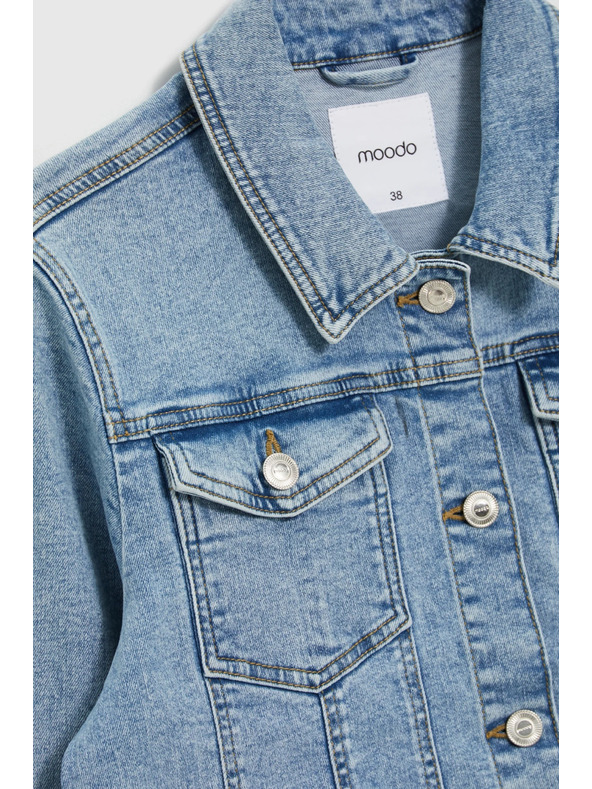 Moodo Teksas jakna plava Moodo